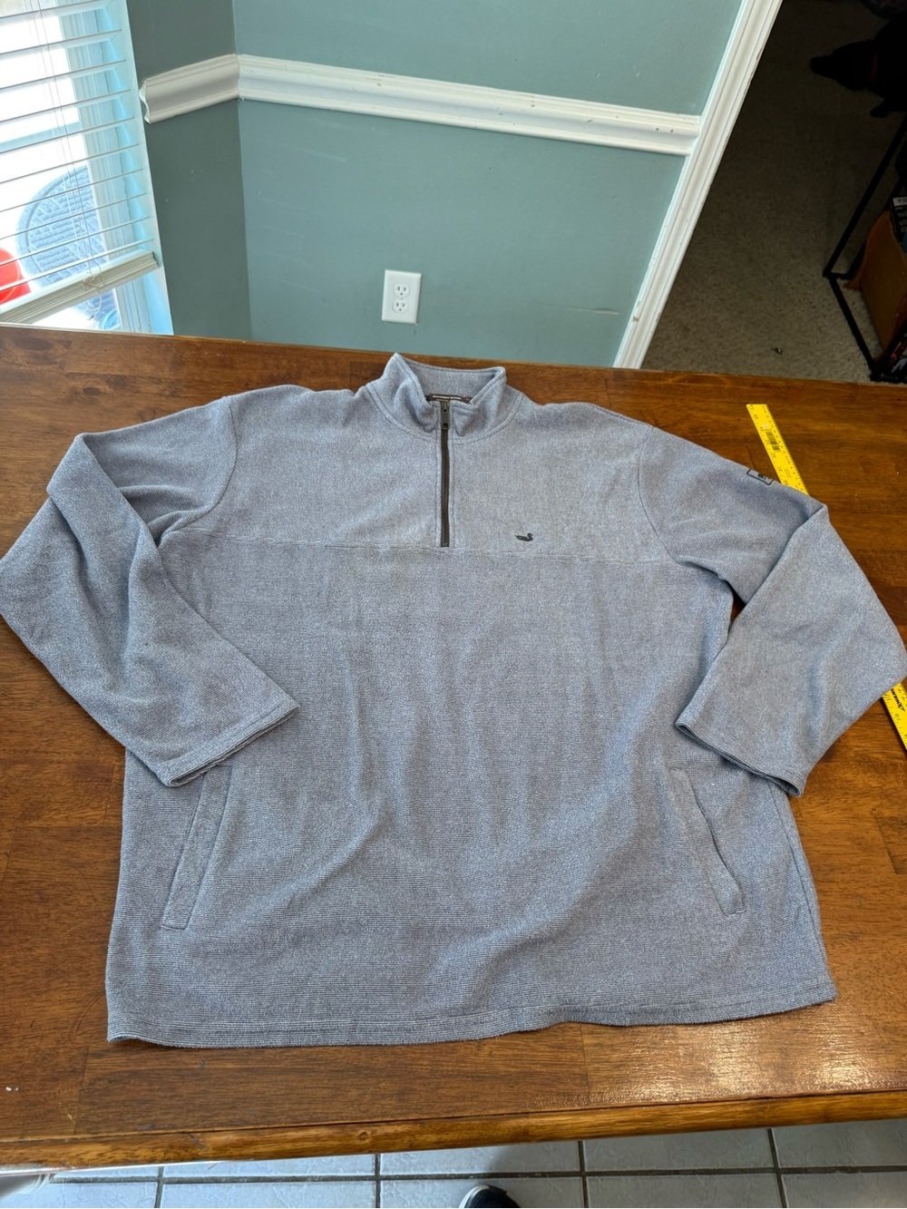 Southern Marsh Copper Trail Fleece Pullover Mens 2X Gray Quarter Zip Sweater - Picture 1 of 10